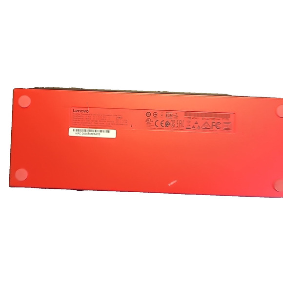 Lenovo USB-C Docking Station for ThinkPad Gen 2 Laptops No Power Chord - Picture 3 of 5